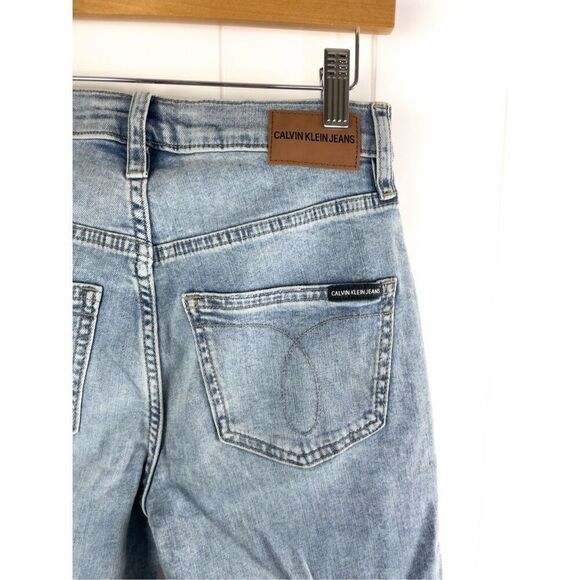 NWT Calvin Klein Jeans High Rise Straight Ankle Jean Size 25 - Picture 9 of 12